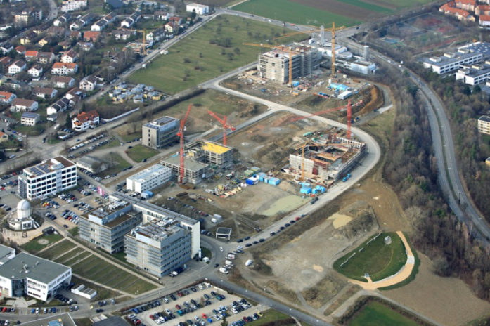 Technologiepark Tübingen im Februar 2018 (Bildquelle: Manfred Grohe)